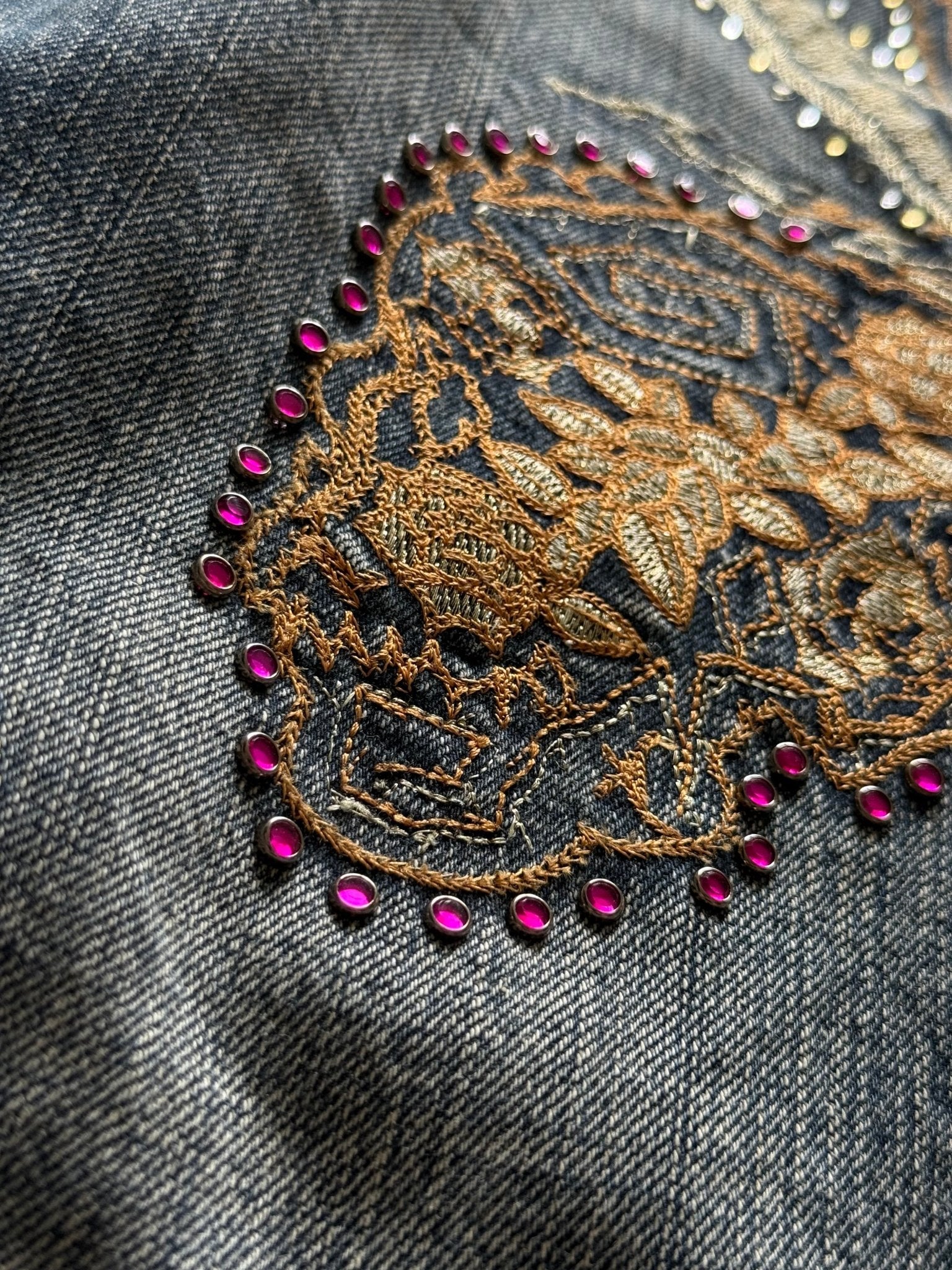 Tornado Mart Tribal flared Jeans - wintexarchive