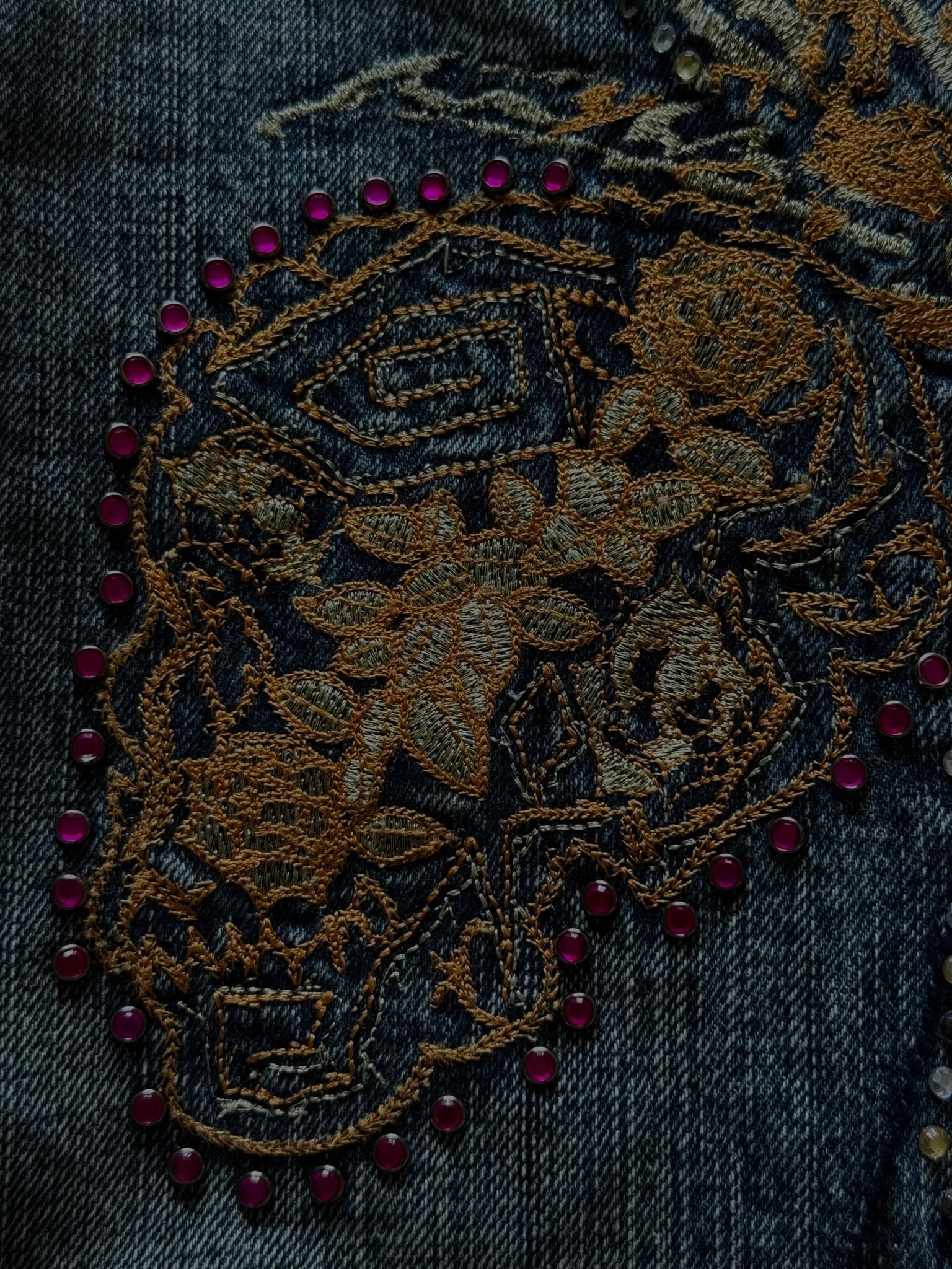 Tornado Mart Tribal flared Jeans - wintexarchive