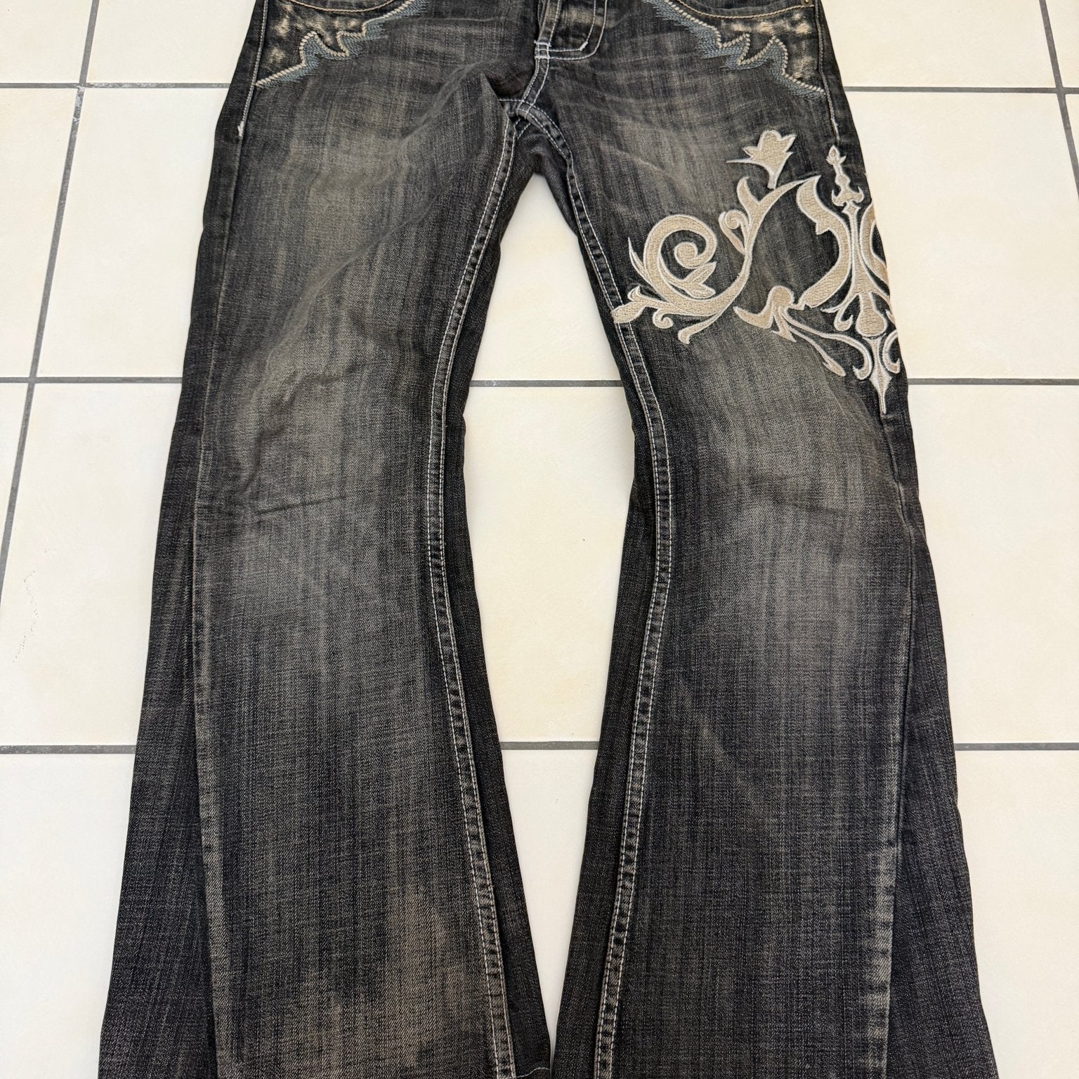 Tornado Mart Tribal Flared Pants - wintexarchive