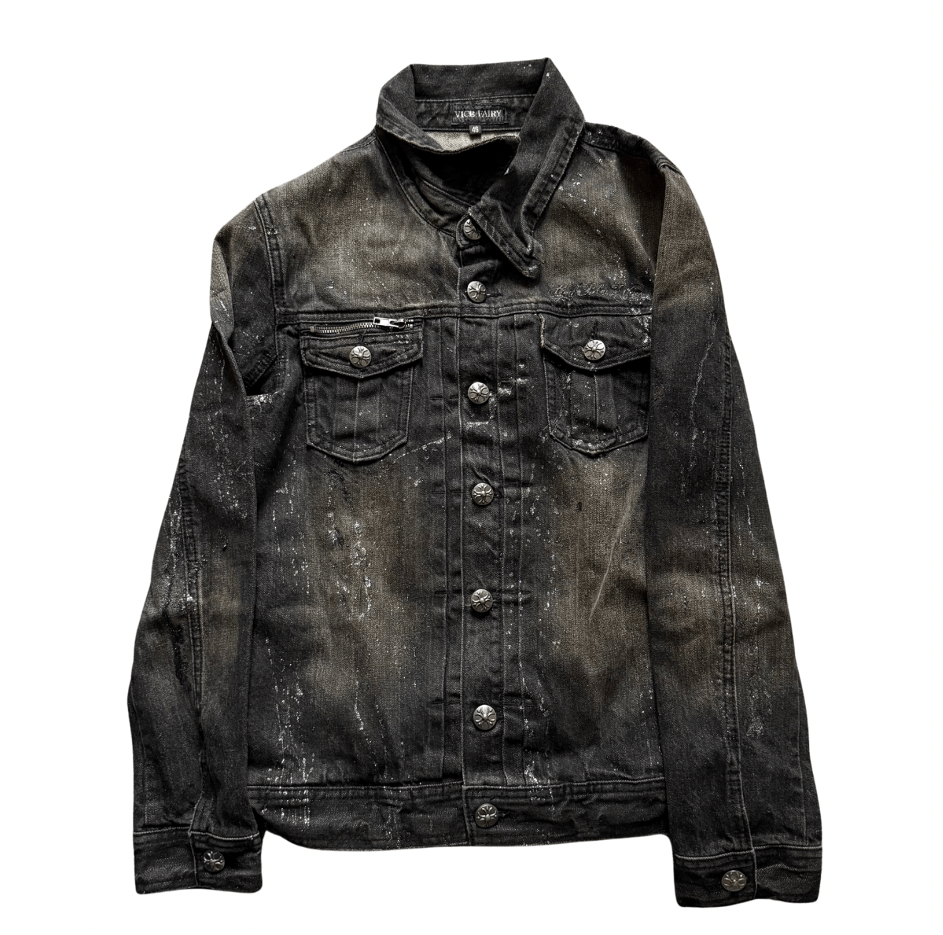 Vice Fairy Bless You Denim Jacket - wintexarchive