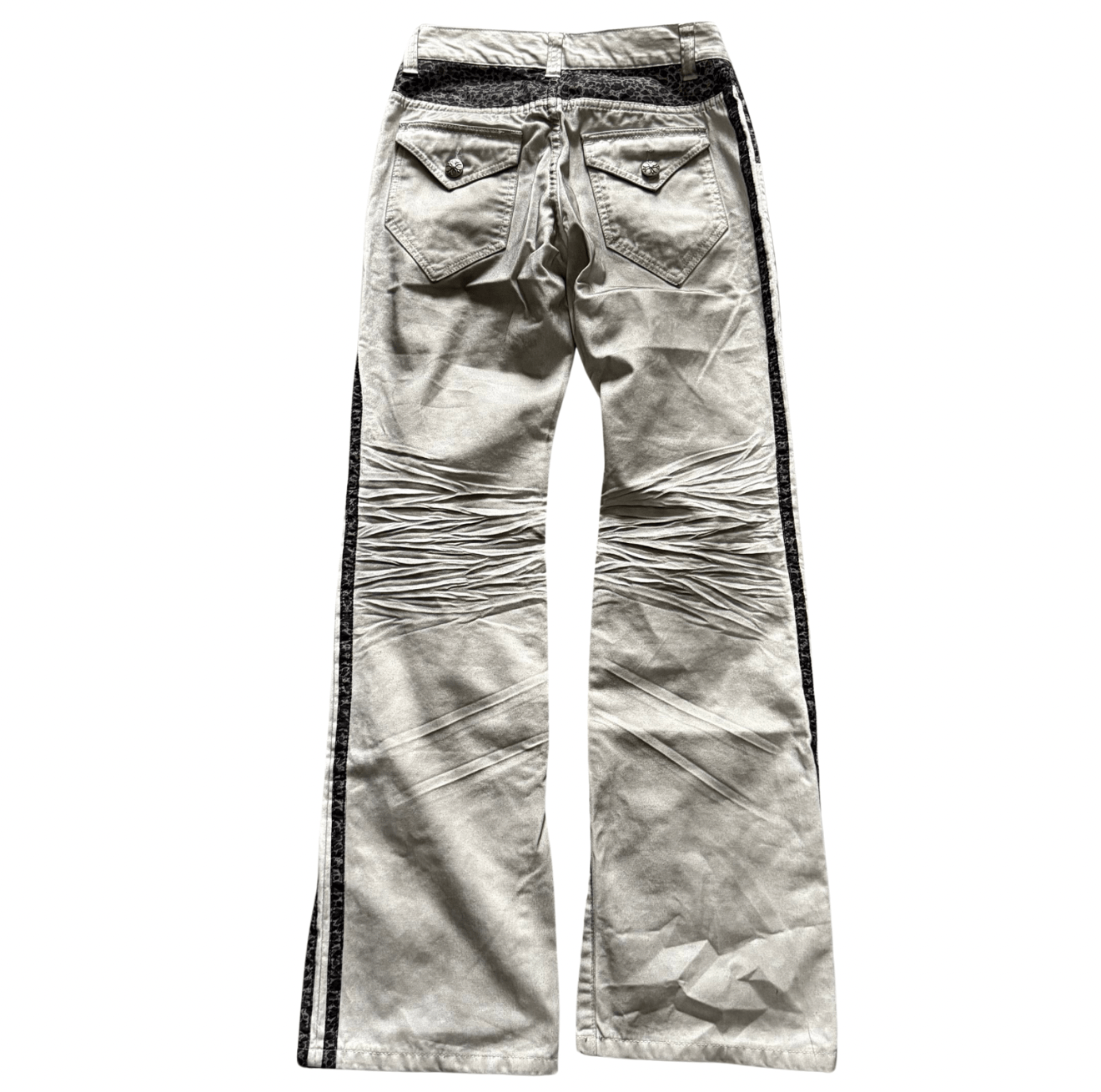 Vice Fairy Leopard and Clawmark Flared Denim - wintexarchive