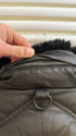 Yasuyuki Ishii Hidden Hood Leather Fur Collar Jacket - wintexarchive