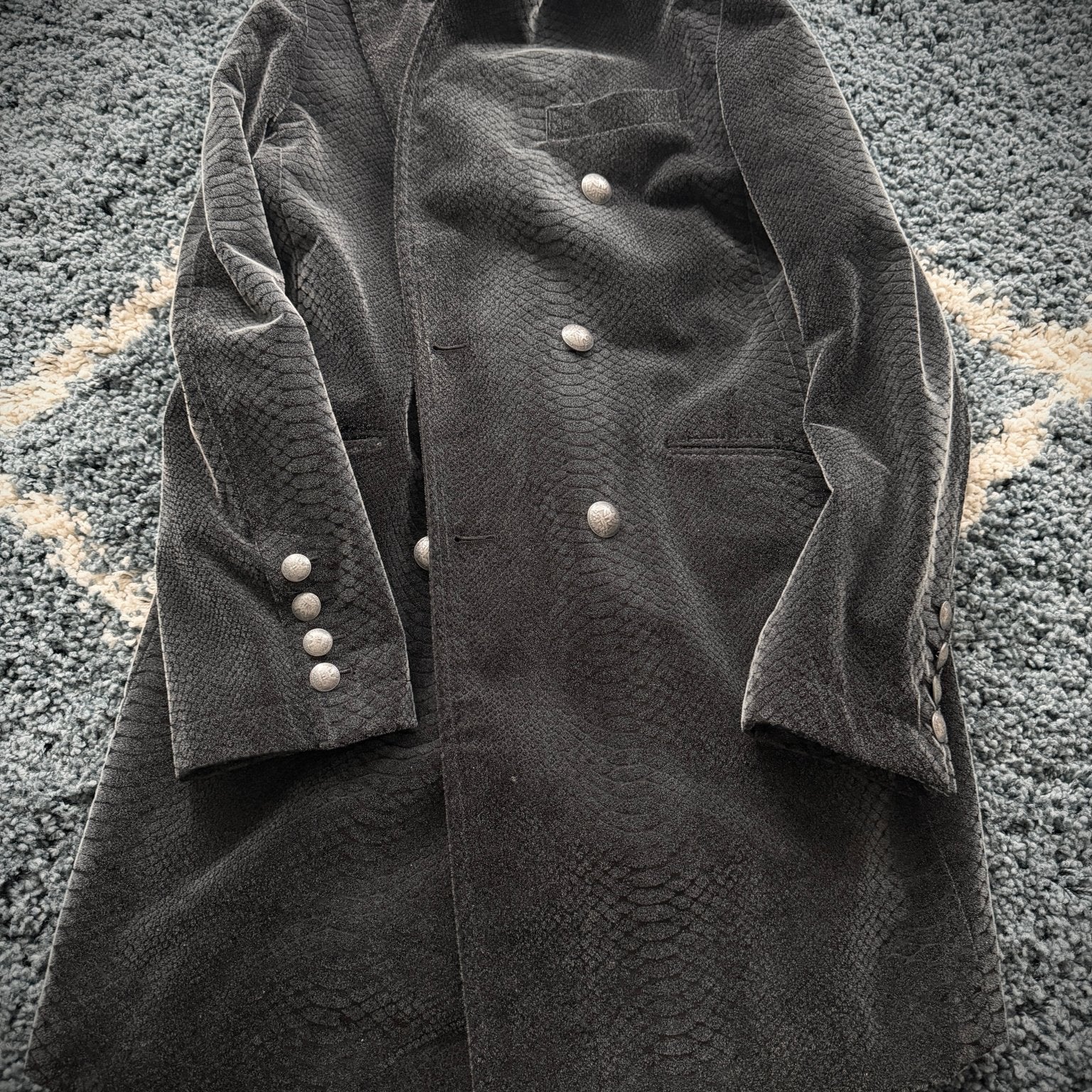 Yasuyuki Ishii Napoleon Python Coat - wintexarchive