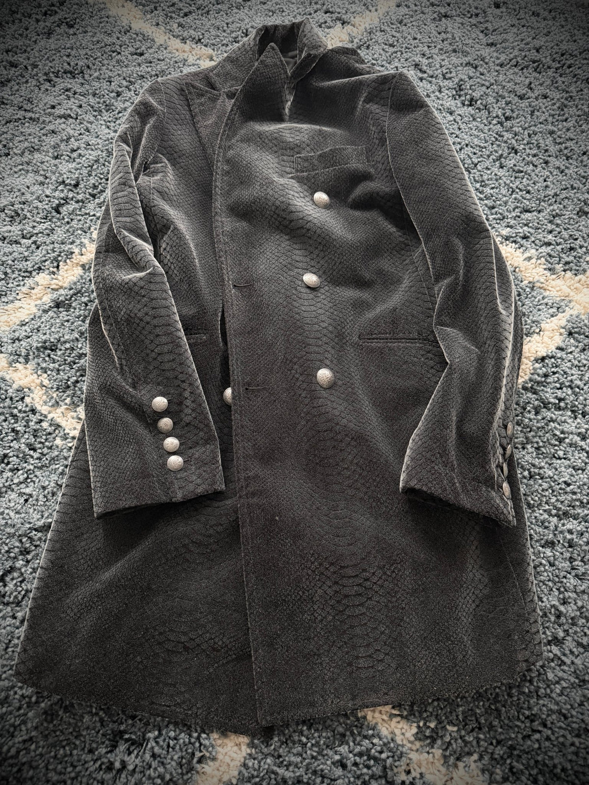 Yasuyuki Ishii Napoleon Python Coat - wintexarchive