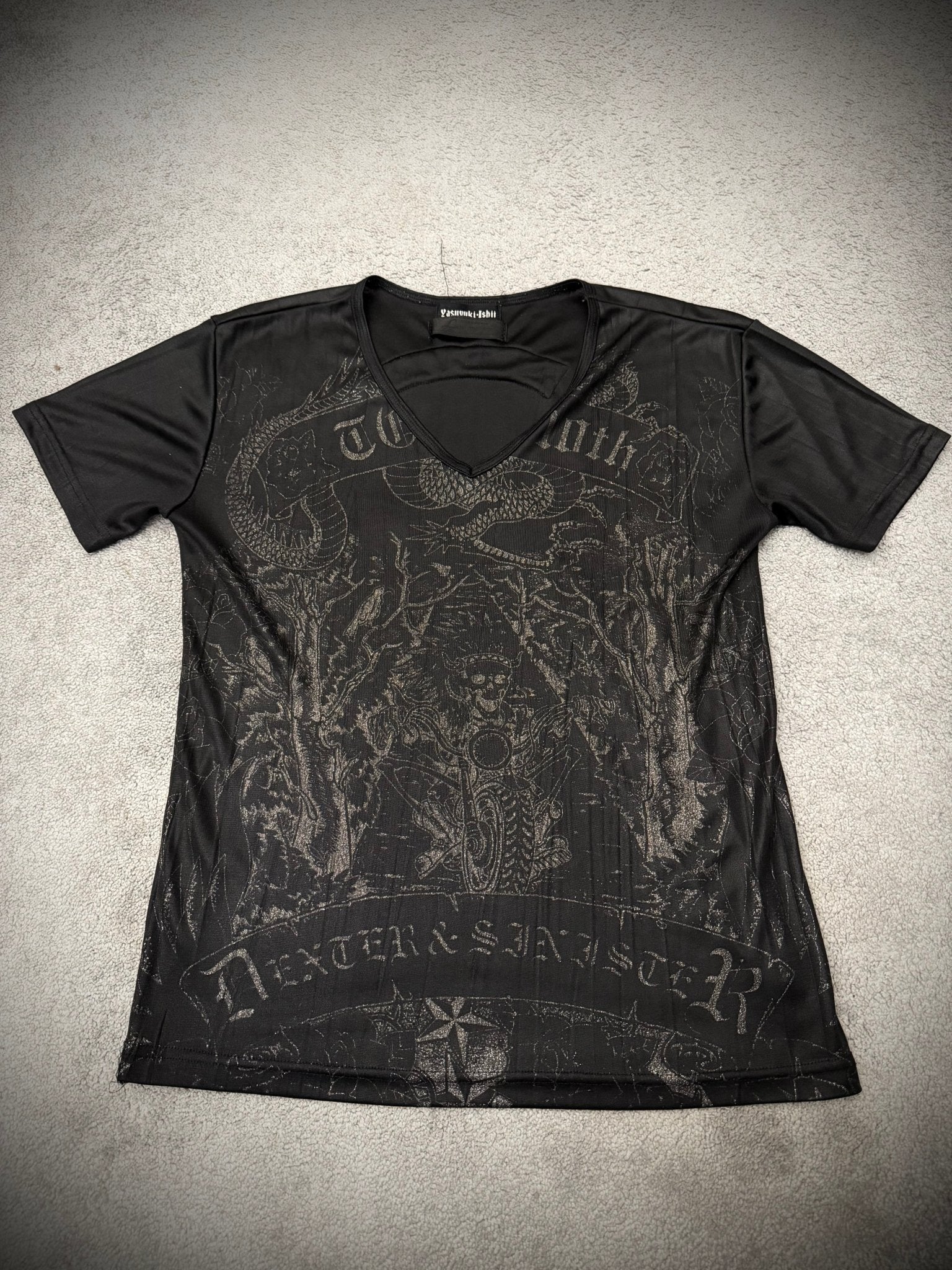 Yasuyuki Ishii x Jack Rose x Luv Maison Glitter Tribal Shirt - wintexarchive