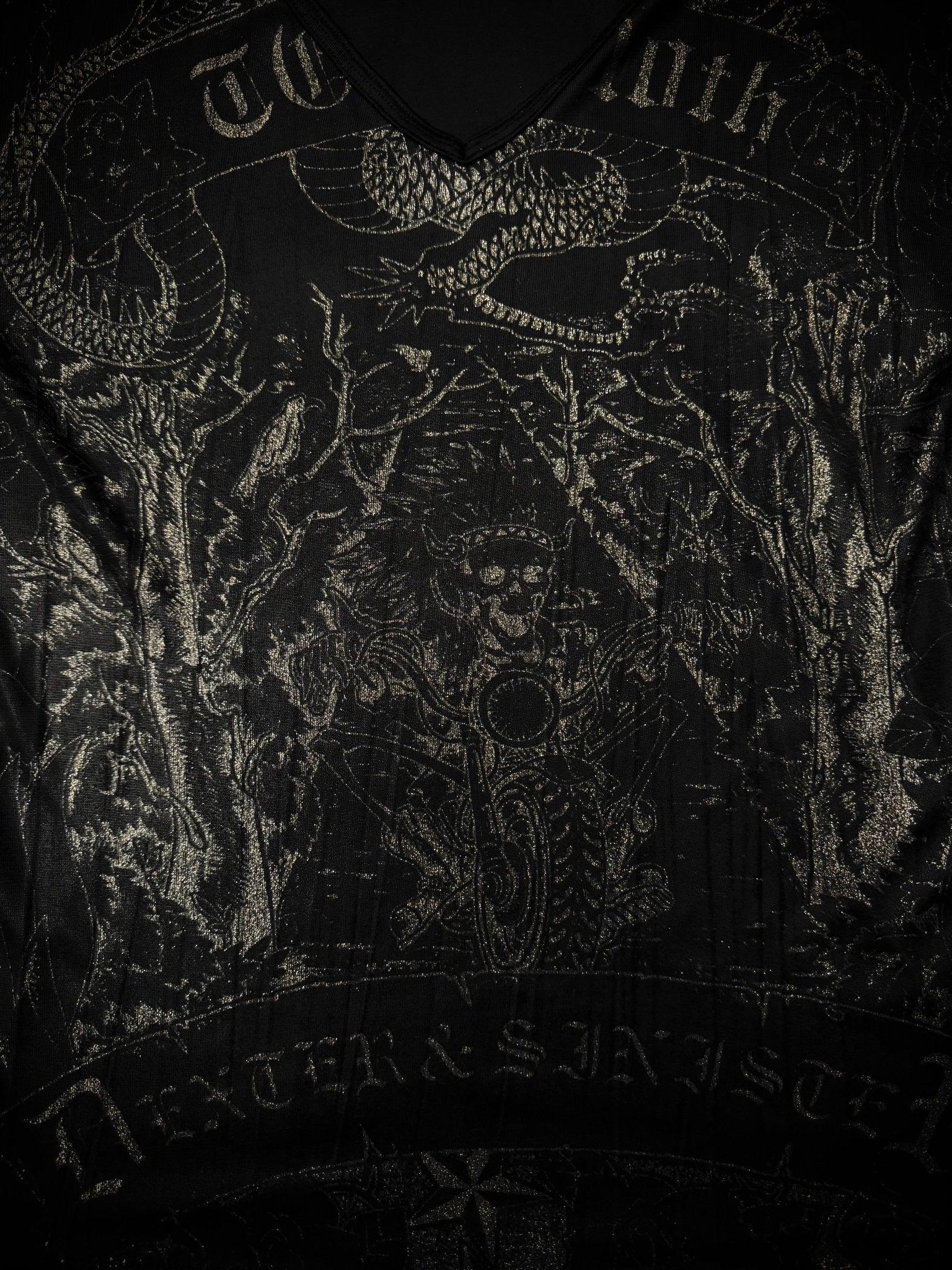 Yasuyuki Ishii x Jack Rose x Luv Maison Glitter Tribal Shirt - wintexarchive